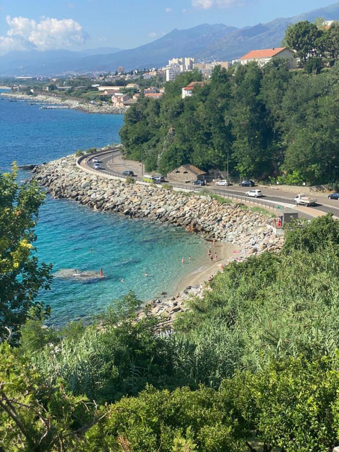 Appartement Vue Mer Et Iles Italiennes Bastia  Buitenkant foto